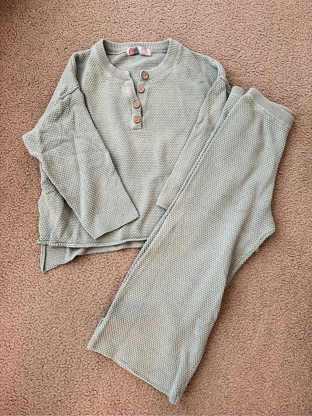 Free People Hailee knit sweater set